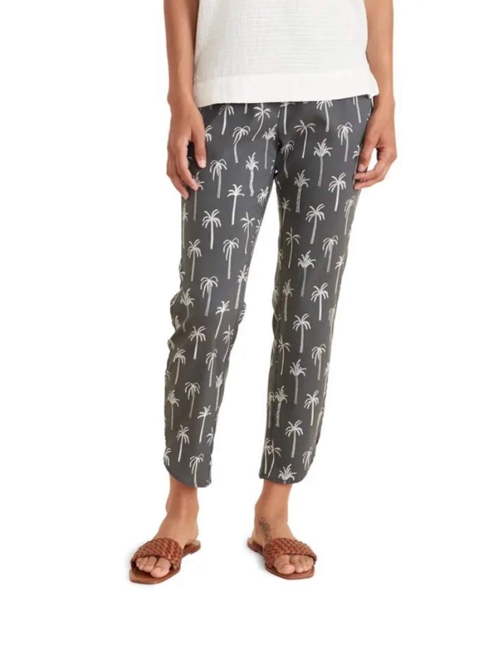 Marine Layer Allison Palm Print Pant